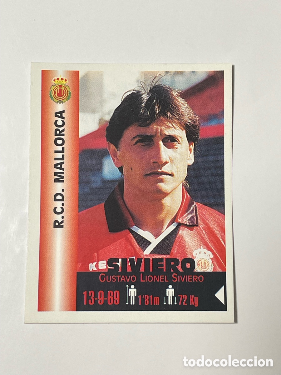 Cromos de F&uacute;tbol: Gustavo Siviero Mallorca Panini Equipos de Europa 1999 #196