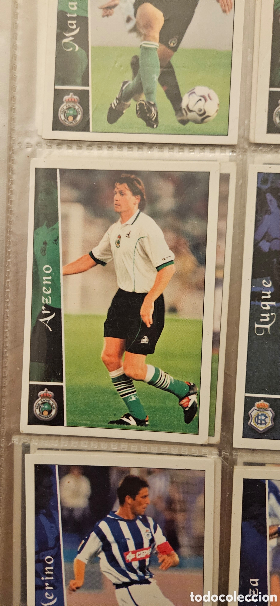 Cromos de F&uacute;tbol: 598 arzeno racing de Santander mundicromo 02 03 2002 2003