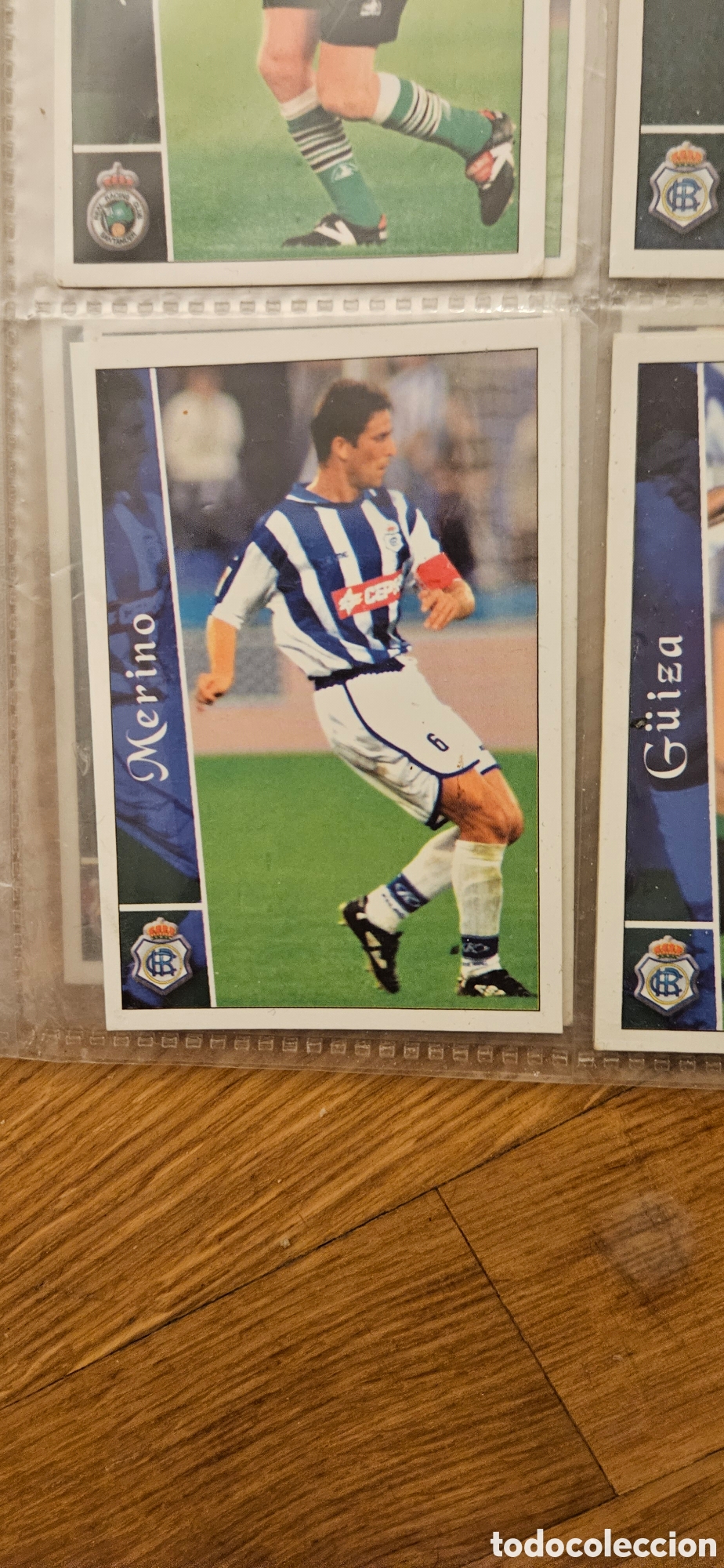 Cromos de F&uacute;tbol: Merino 601 recreativo de Huelva mundicromo 02 03 2002 2003