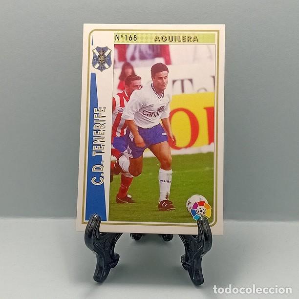 Cromos de F&uacute;tbol: N&ordm; 168 AGUILERA CD TENERIFE CROMO FICHA LAS FICHAS DE LA LIGA MUNDICROMO 1994 1995 94 95 MC SPORT
