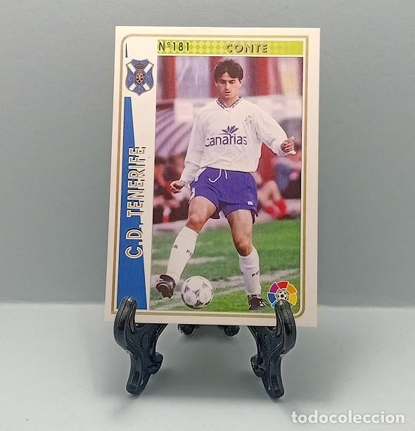 Cromos de F&uacute;tbol: N&ordm; 181 CONTE CD TENERIFE CROMO FICHA LAS FICHAS DE LA LIGA MUNDICROMO 1994 1995 94 95 MC SPORT