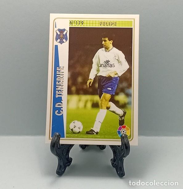 Cromos de F&uacute;tbol: N&ordm; 179 FELIPE CD TENERIFE CROMO FICHA LAS FICHAS DE LA LIGA MUNDICROMO 1994 1995 94 95 MC SPORT