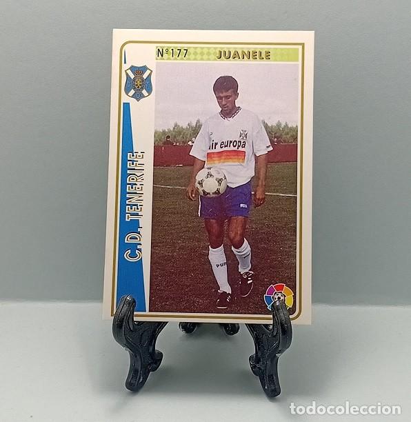Cromos de F&uacute;tbol: N&ordm; 177 JUANELE CD TENERIFE CROMO FICHA LAS FICHAS DE LA LIGA MUNDICROMO 1994 1995 94 95 MC SPORT