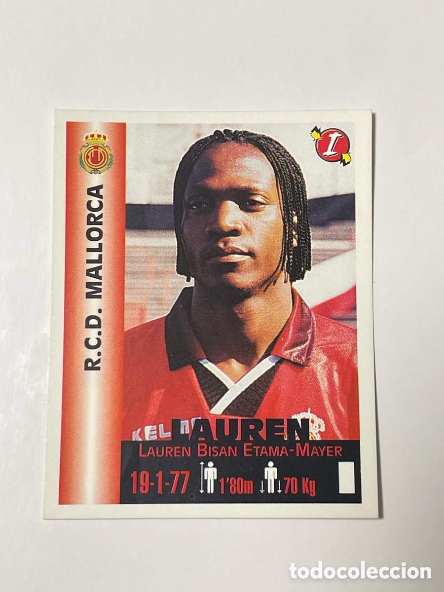 Cromos de F&uacute;tbol: Lauren Mallorca Panini Equipos de Europa 1999 #200