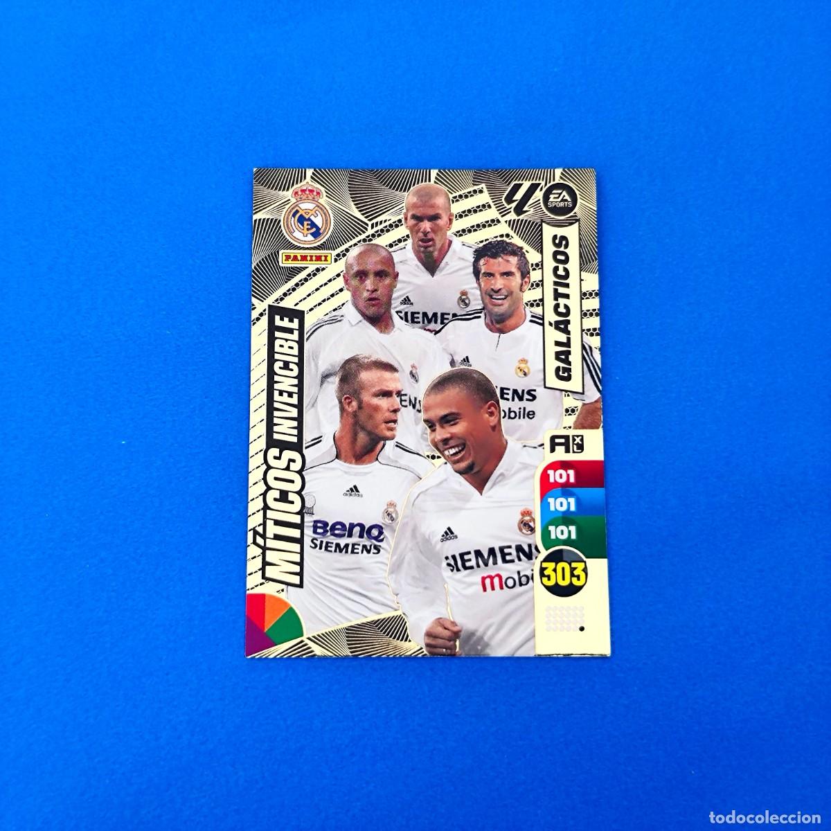 Cromos de F&uacute;tbol: Adrenalyn 2024 2025 / 24 25 M&iacute;ticos Invencible Gal&aacute;cticos Real Madrid