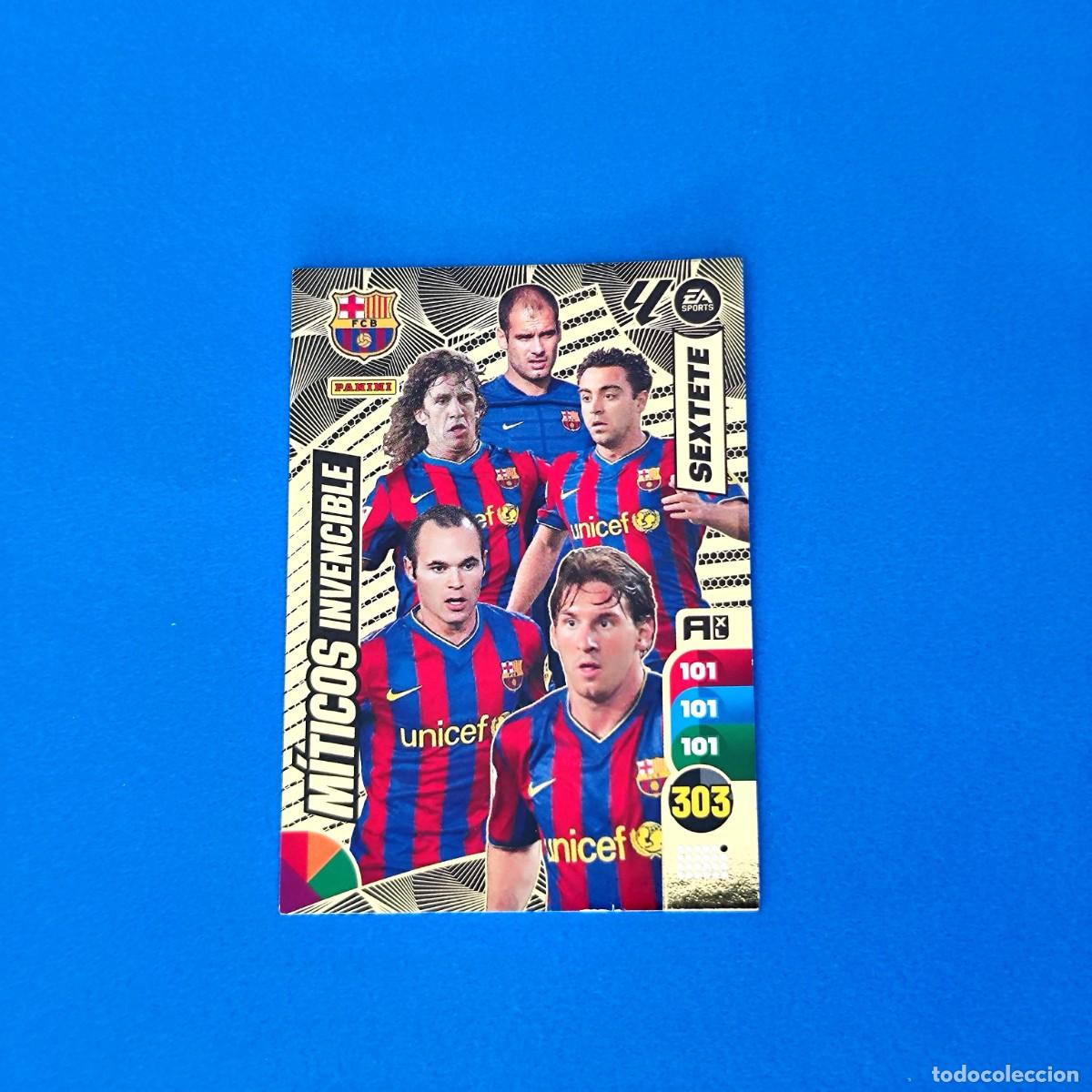 Cartes &agrave; collectionner de Football: Adrenalyn 2024 2025 / 24 25 M&iacute;ticos Invencible Sextete Barcelona