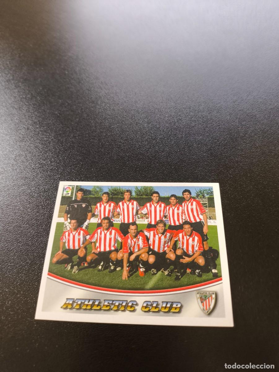 Cromos de F&uacute;tbol: ALINEACION ATHLETIC DE BILBAO LA RAZON SIN PEGAR PANINI LIGA EDICIONES ESTE 2003 2004 03 04