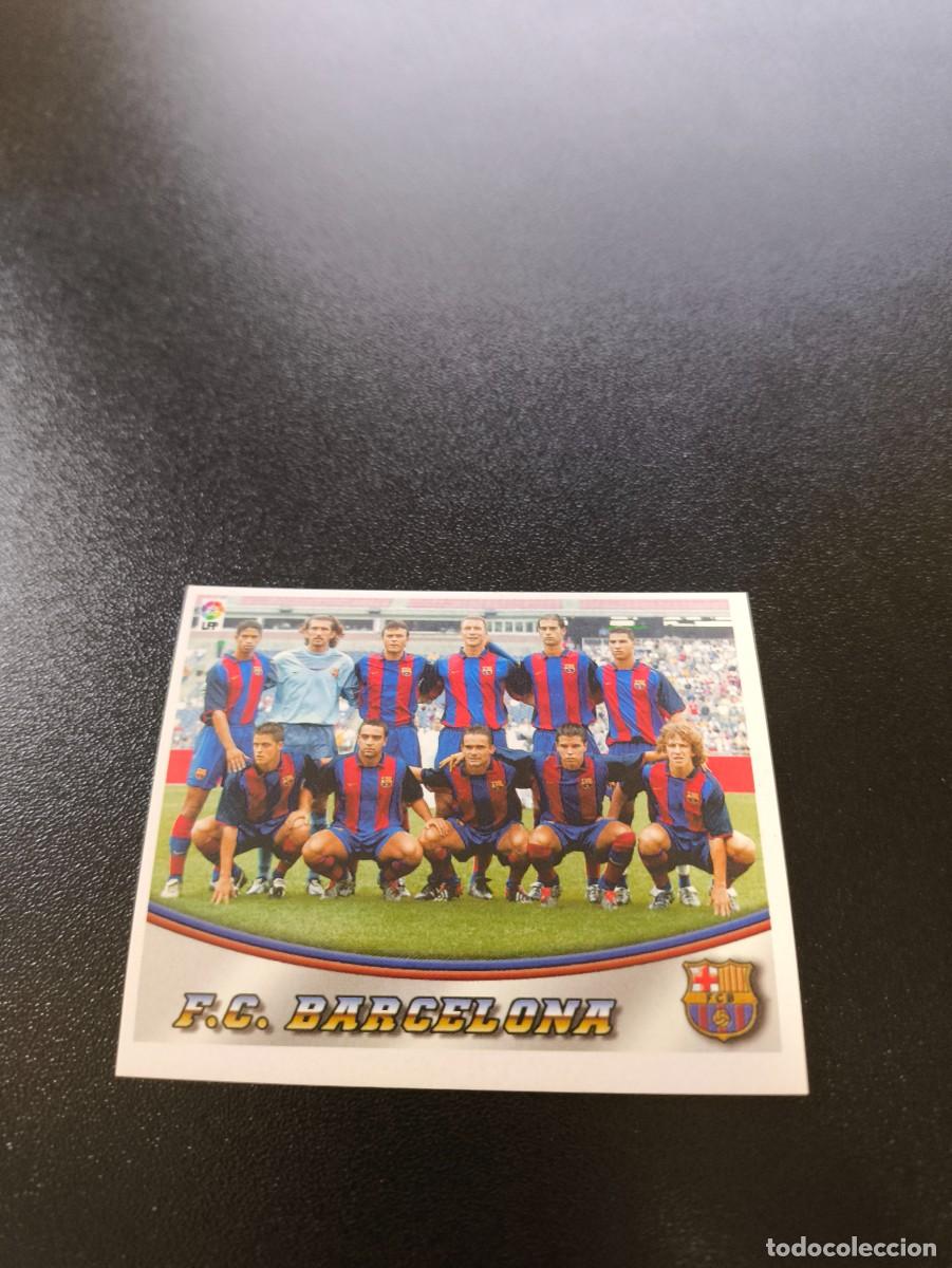 Cromos de F&uacute;tbol: ALINEACION BARCELONA LA RAZON SIN PEGAR PANINI LIGA EDICIONES ESTE 2003 2004 03 04