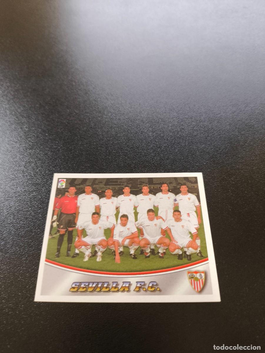 Fu&szlig;ball-Sticker: ALINEACION SEVILLA LA RAZON SIN PEGAR PANINI LIGA EDICIONES ESTE 2003 2004 03 04
