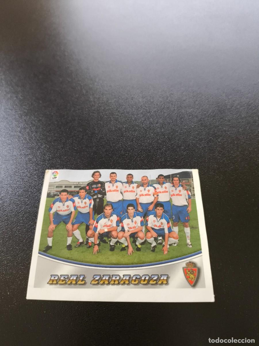 Fu&szlig;ball-Sticker: ALINEACION ZARAGOZA LA RAZON SIN PEGAR PANINI LIGA EDICIONES ESTE 2003 2004 03 04