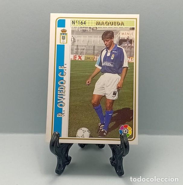 Cromos de F&uacute;tbol: N&ordm; 164 MAQUEDA REAL OVIEDO CROMO FICHA LAS FICHAS DE LA LIGA MUNDICROMO 1994 1995 94 95 MC SPORT