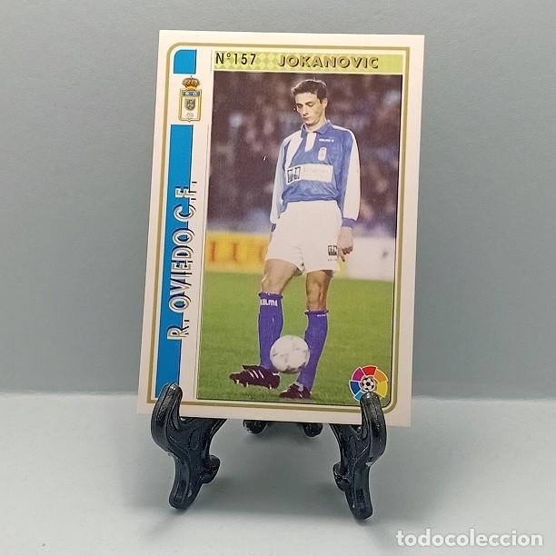 Cromos de F&uacute;tbol: N&ordm; 157 JOKANOVIC REAL OVIEDO CROMO FICHA LAS FICHAS DE LA LIGA MUNDICROMO 1994 1995 94 95 MC SPORT
