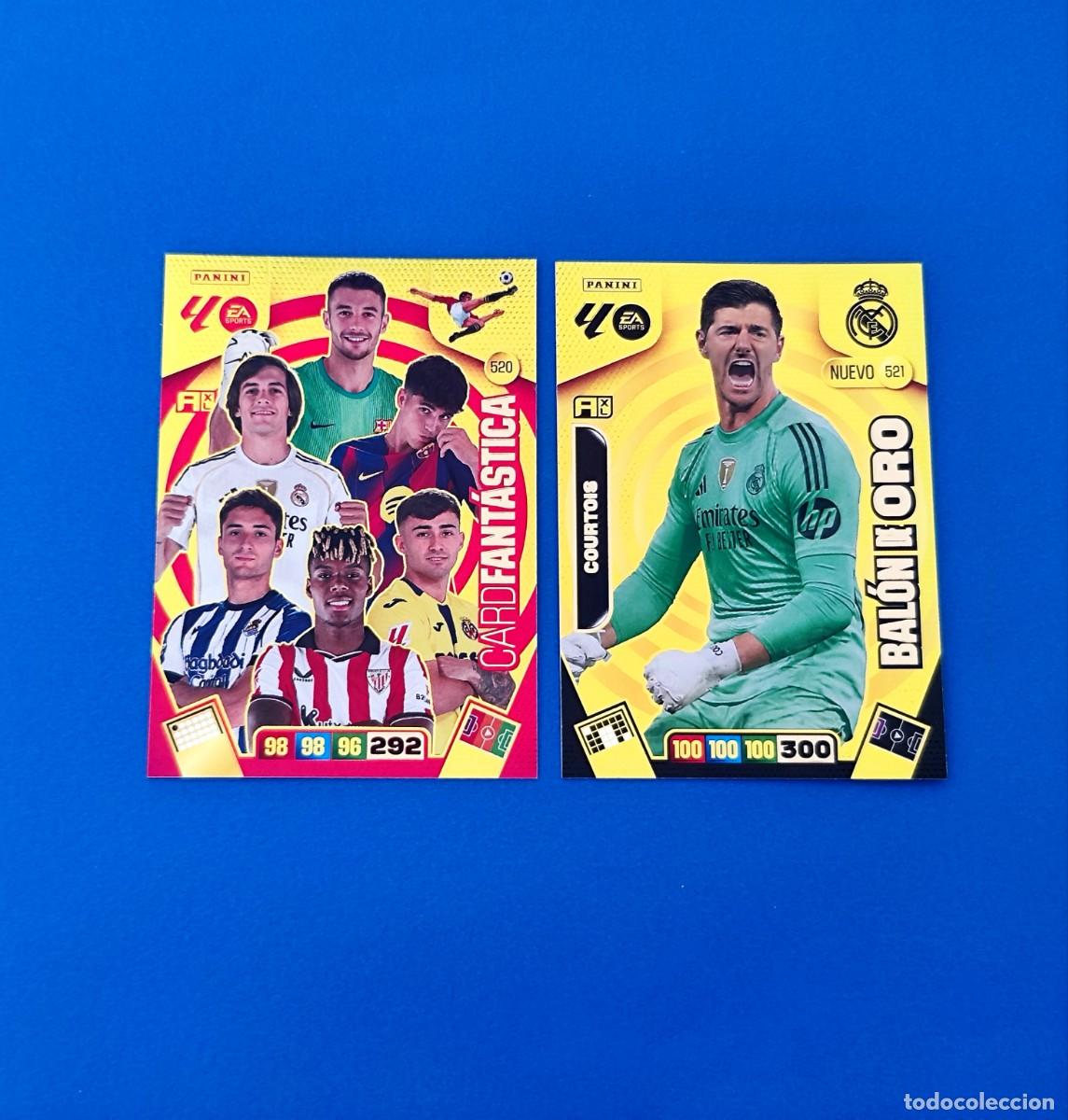 Cromos de F&uacute;tbol: Adrenalyn 2025 2026 / 25 26 Nuevo Bal&oacute;n de Oro Courtois 521 Card Fant&aacute;stica 520
