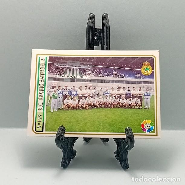 Cromos de F&uacute;tbol: 129 PLANTILLA EQUIPO RACING DE SANTANDER FICHA LAS FICHAS DE LA LIGA MUNDICROMO 1994 1995 MC SPORT