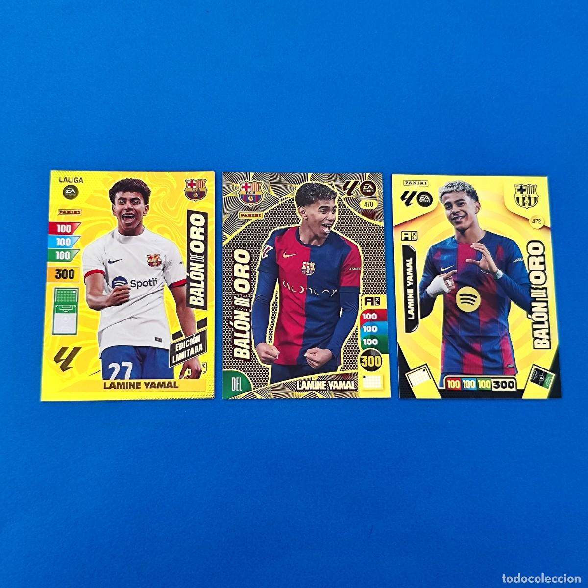 Cromos de F&uacute;tbol: Adrenalyn 2023 2024 / 23 24 - 2024 2025 / 24 25 - 2025 2026 / 25 26 Lamine Yamal Bal&oacute;n de Oro