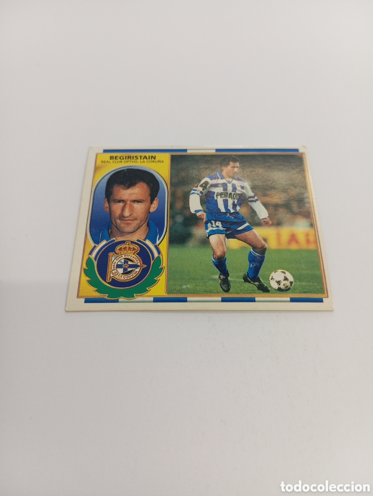Cromos de F&uacute;tbol: BEGIRISTAIN Deportivo Liga Este 1996 1997 PANINI 96 97