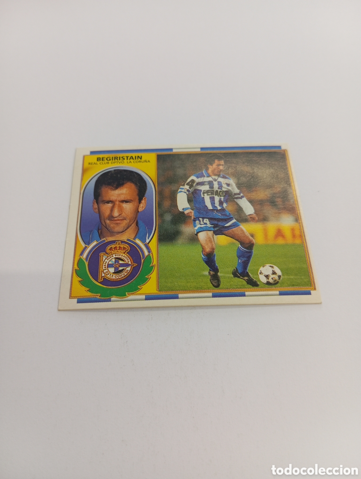 Cromos de F&uacute;tbol: BEGIRISTAIN Deportivo Liga Este 1996 1997 PANINI 96 97