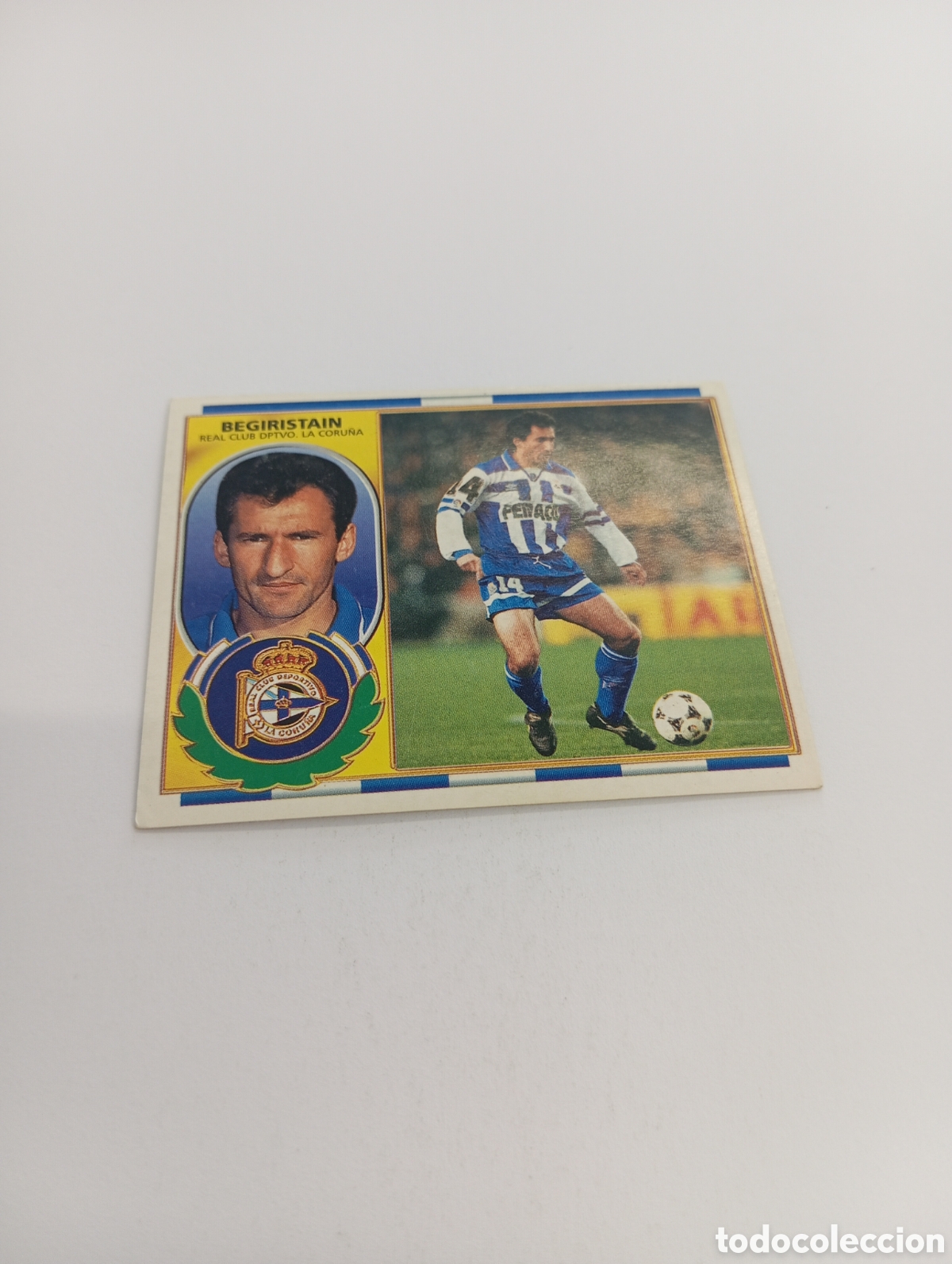 Cromos de F&uacute;tbol: BEGIRISTAIN Deportivo Liga Este 1996 1997 PANINI 96 97