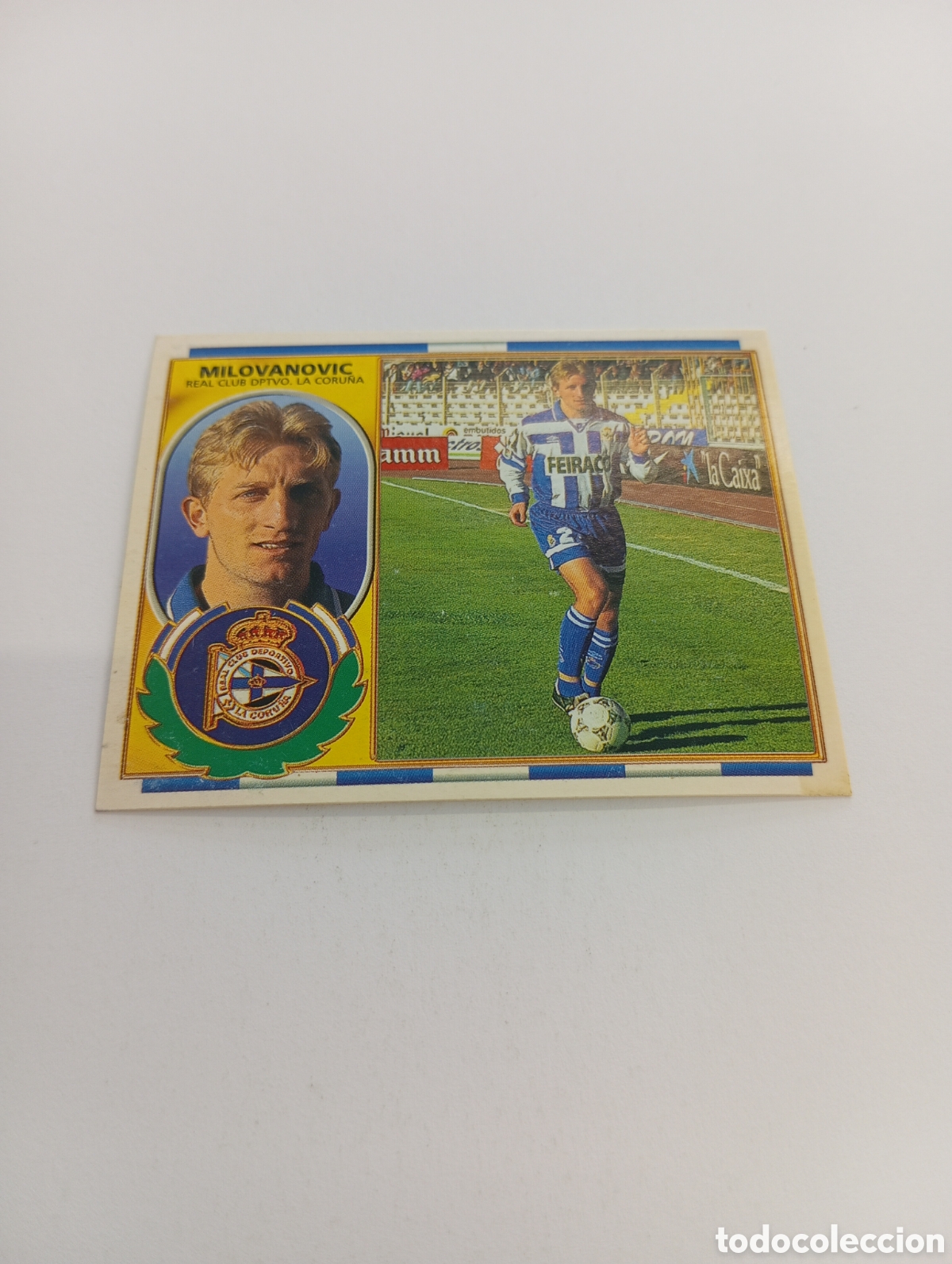 Cromos de F&uacute;tbol: MILOVANOVIC Deportivo Liga Este 1996 1997 PANINI 96 97