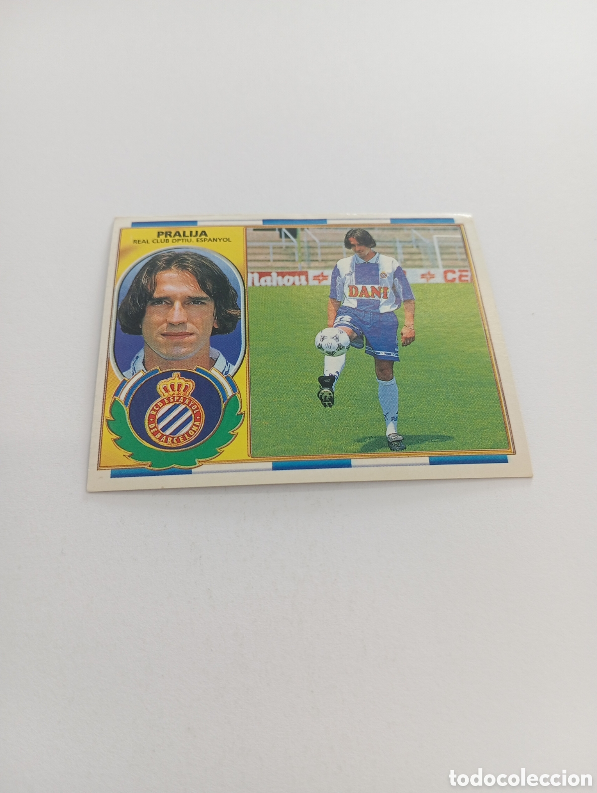 Cromos de F&uacute;tbol: PRALIJA Espanyol Espa&ntilde;ol Liga Este 1996 1997 PANINI 96 97