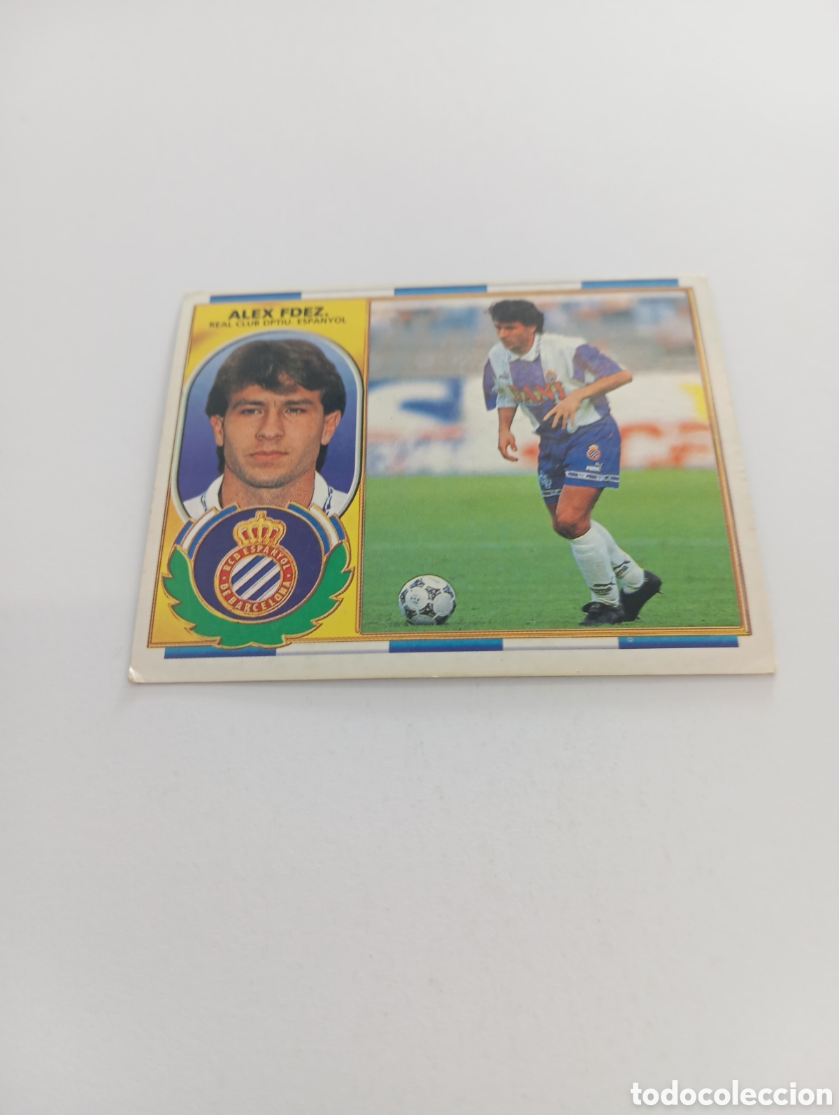 Cromos de F&uacute;tbol: &Aacute;LEX FERN&Aacute;NDEZ Espanyol Espa&ntilde;ol Liga Este 1996 1997 PANINI 96 97