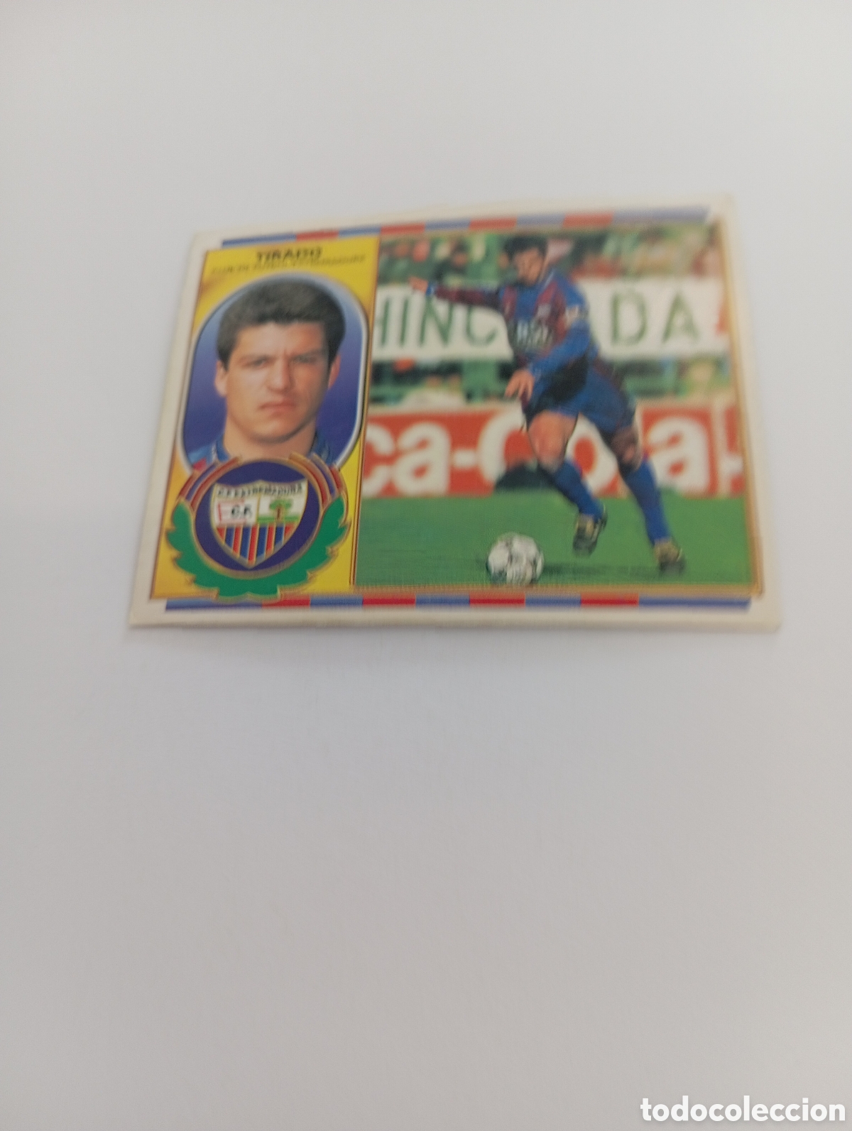 Cromos de F&uacute;tbol: TIRADO Extremadura Liga Este 1996 1997 PANINI 96 97
