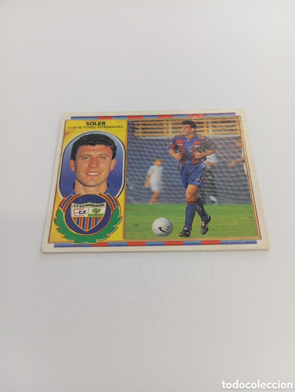 Cromos de F&uacute;tbol: SOLER COLOCA Extremadura Liga Este 1996 1997 PANINI 96 97