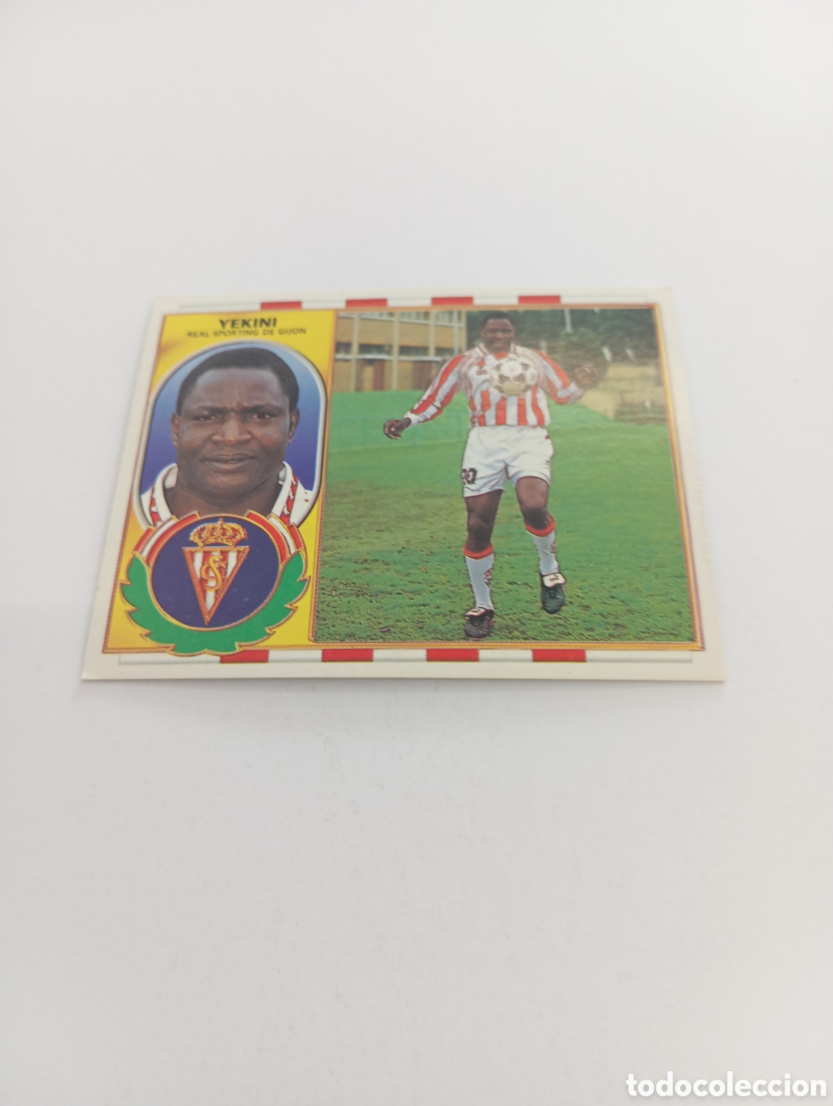 Cromos de F&uacute;tbol: YEKINI Sporting de Gij&oacute;n Liga Este 1996 1997 PANINI 96 97