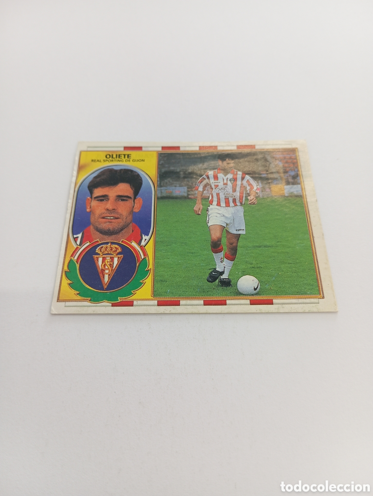 Cromos de F&uacute;tbol: OLIETE COLOCA Sporting de Gij&oacute;n Liga Este 1996 1997 PANINI 96 97