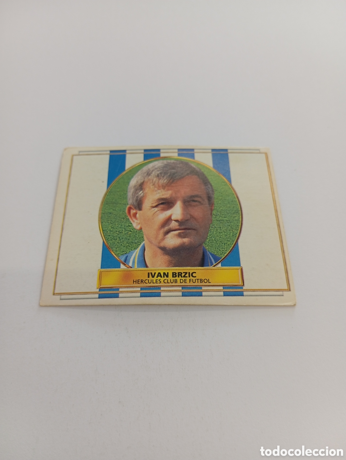 Cromos de F&uacute;tbol: ENTRENADOR IVAN BRZIC H&eacute;rcules Liga Este 1996 1997 PANINI 96 97