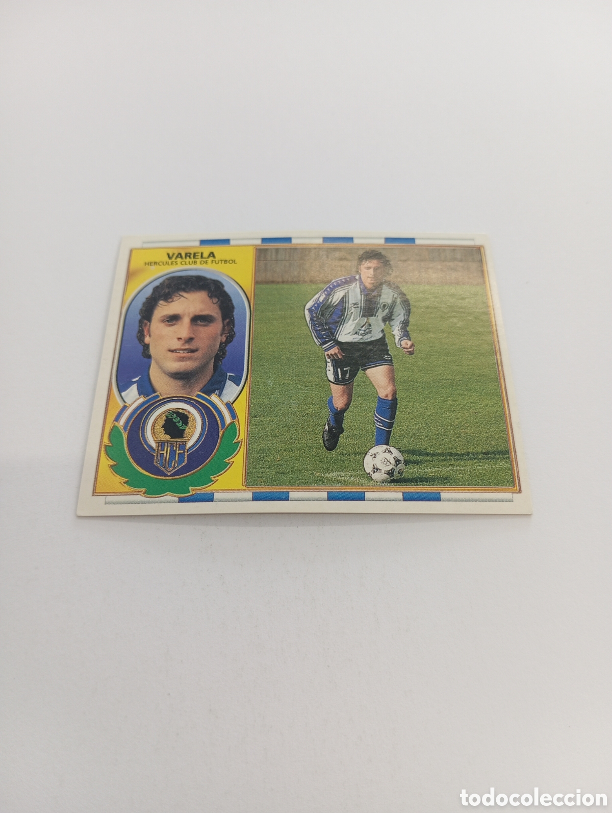 Cromos de F&uacute;tbol: VARELA H&eacute;rcules Liga Este 1996 1997 PANINI 96 97