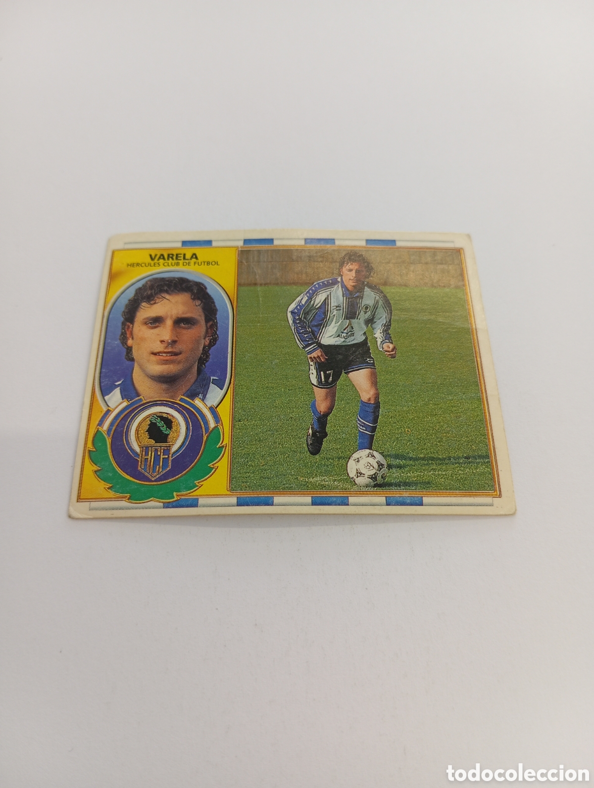 Cromos de F&uacute;tbol: VARELA H&eacute;rcules Liga Este 1996 1997 PANINI 96 97