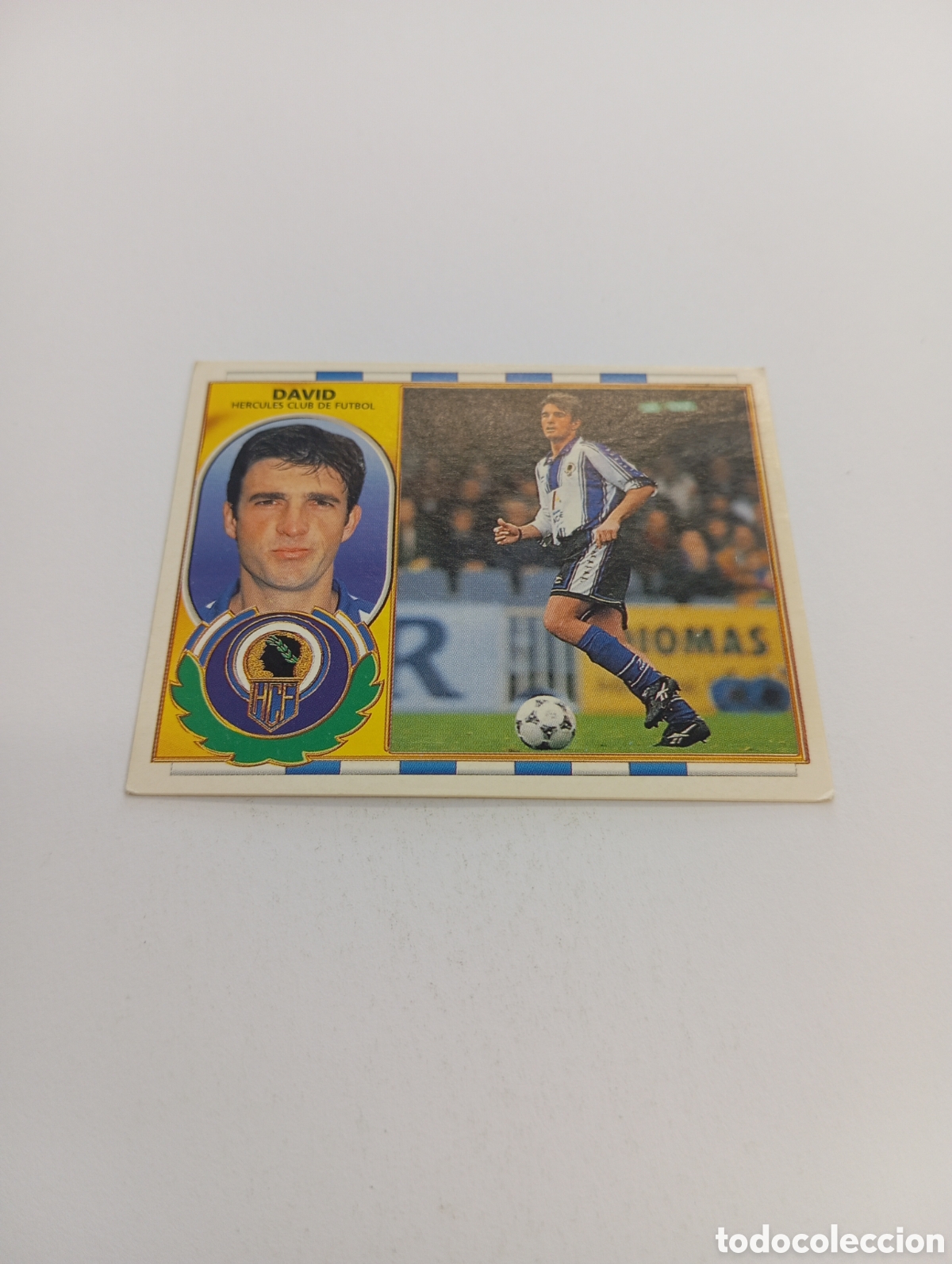 Cromos de F&uacute;tbol: DAVID BAJA H&eacute;rcules Liga Este 1996 1997 PANINI 96 97
