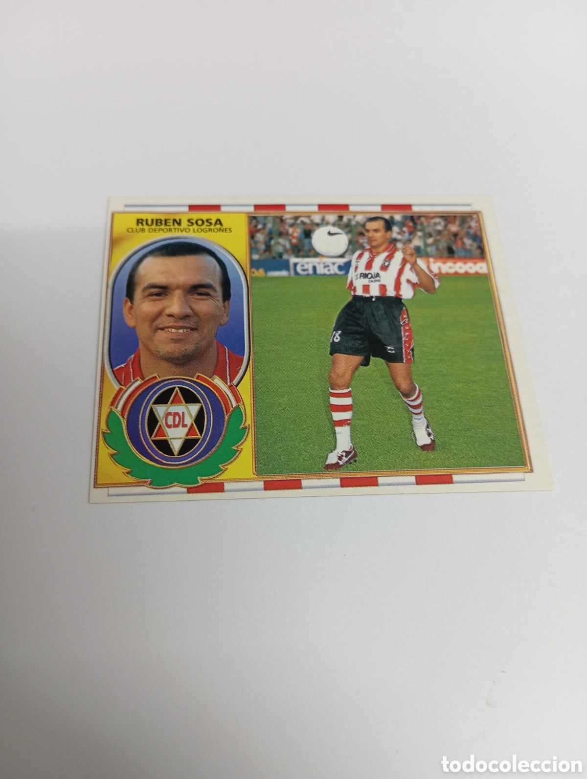Cromos de F&uacute;tbol: RUBEN SOSA COLOCA Logro&ntilde;es Liga Este 1996 1997 PANINI 96 97