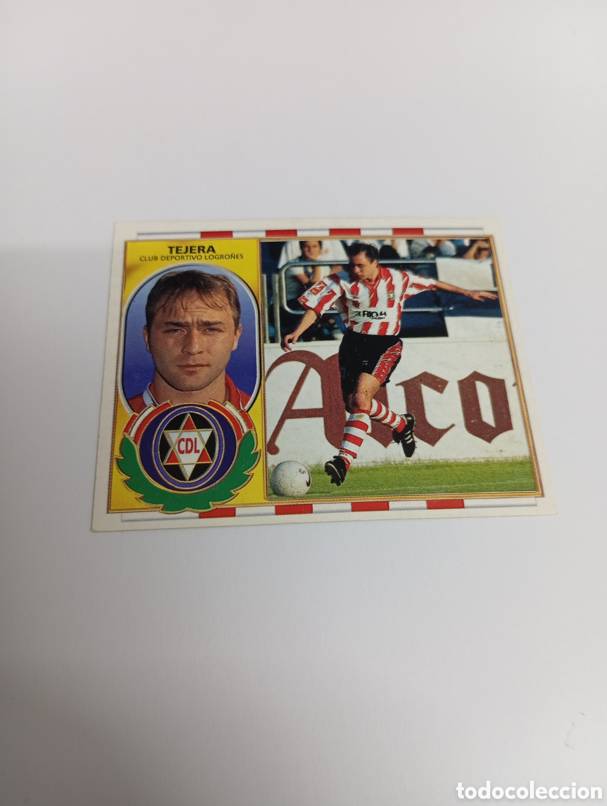 Cromos de F&uacute;tbol: TEJERA COLOCA Logro&ntilde;es Liga Este 1996 1997 PANINI 96 97