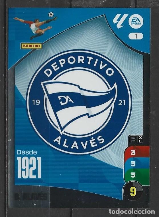 Cromos de F&uacute;tbol: Adrenalyn 24/25 - Escudo - N&ordm; 1 - Deportivo Alav&eacute;s