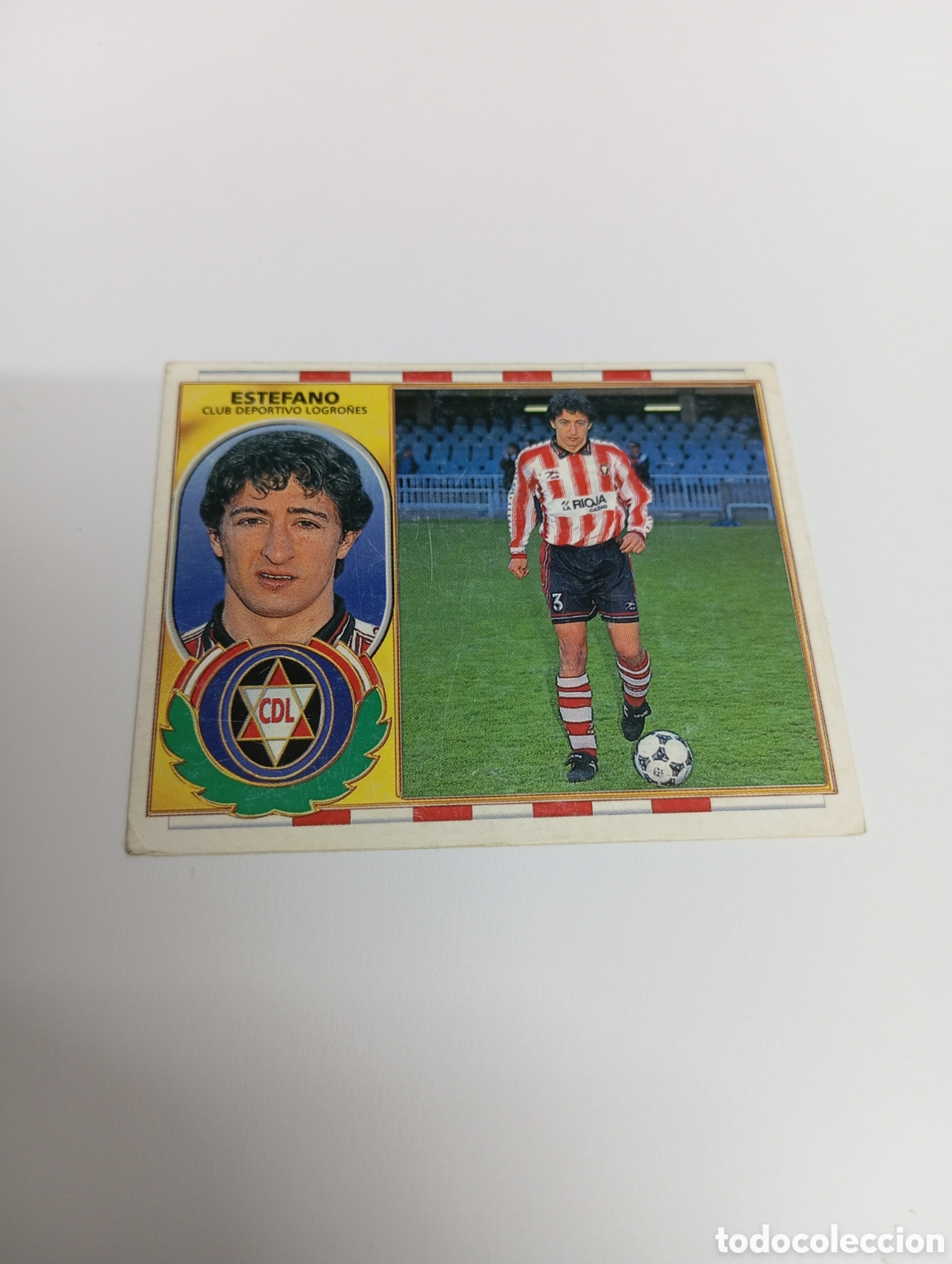 Cromos de F&uacute;tbol: ESTEFANO Logro&ntilde;es Liga Este 1996 1997 PANINI 96 97