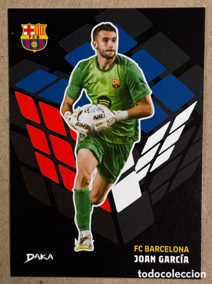 Cromos de F&uacute;tbol: JOAN GARC&Iacute;A. CARTA DAKA TOP AUDIENCE FC BARCELONA 2025/26.