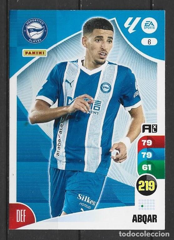 Cromos de F&uacute;tbol: Adrenalyn 24/25 - Abqar - N&ordm; 6 - Deportivo Alav&eacute;s