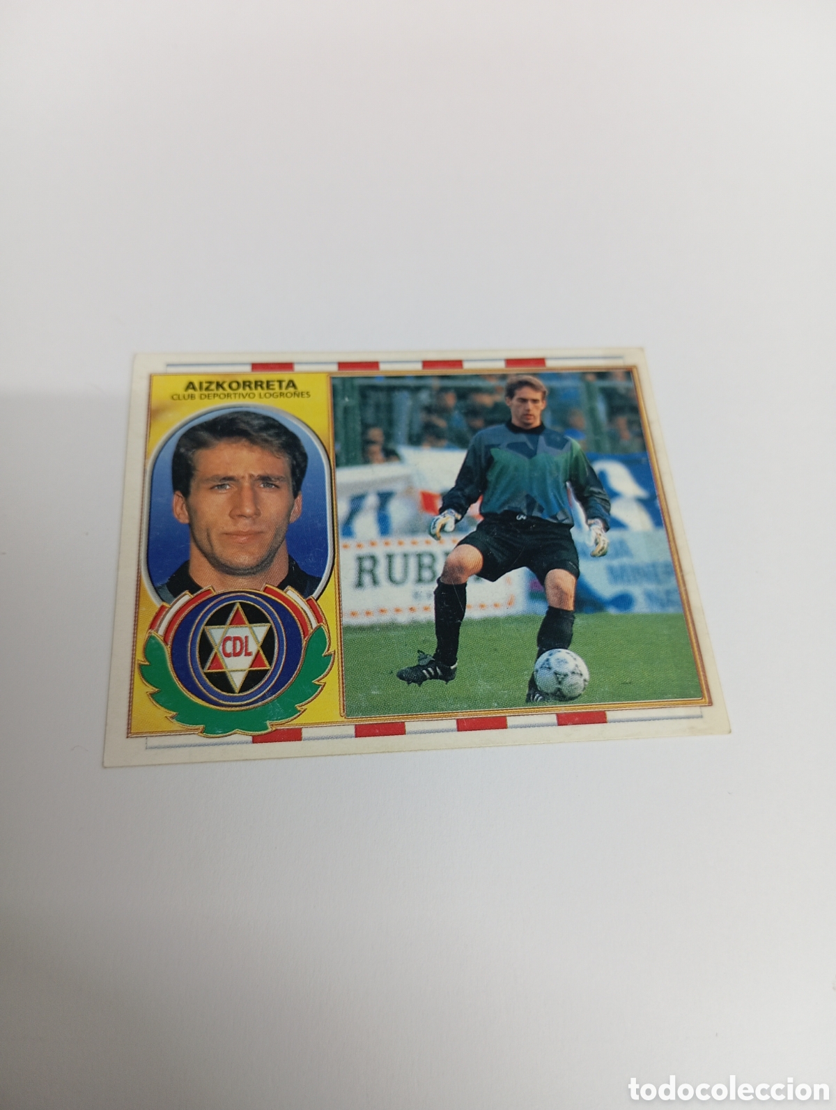 Football Stickers: AIZKORRETA COLOCA Logro&ntilde;es Liga Este 1996 1997 PANINI 96 97