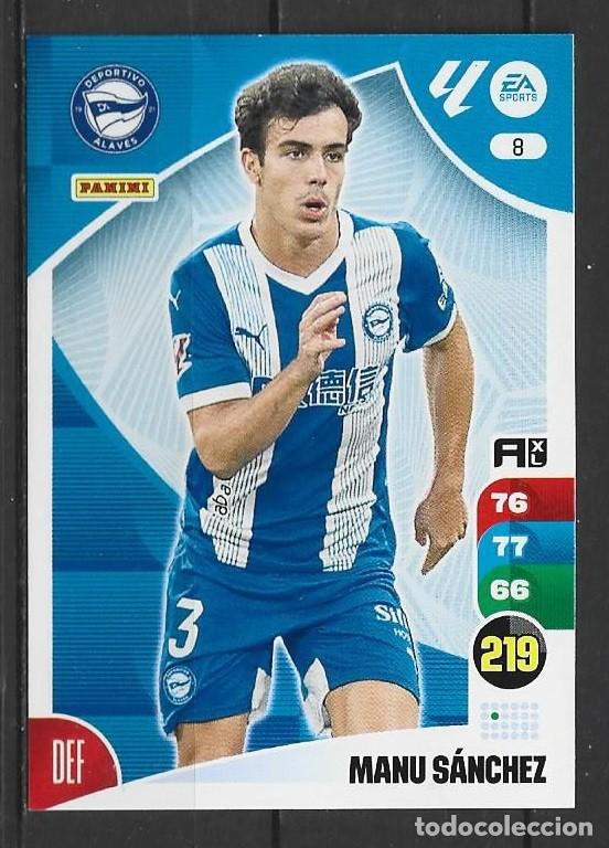 Football Stickers: Adrenalyn 24/25 - Manu S&aacute;nchez - N&ordm; 8 - Deportivo Alav&eacute;s