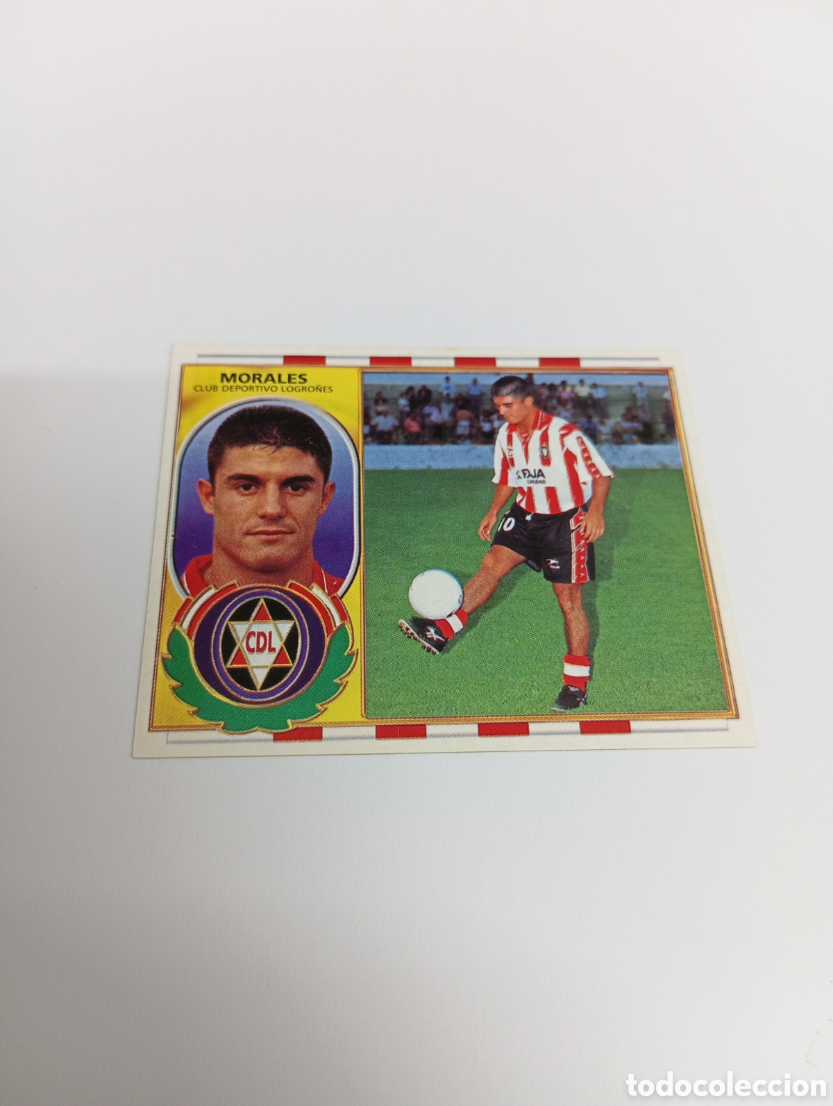 Football Stickers: MORALES COLOCA Logro&ntilde;es Liga Este 1996 1997 PANINI 96 97