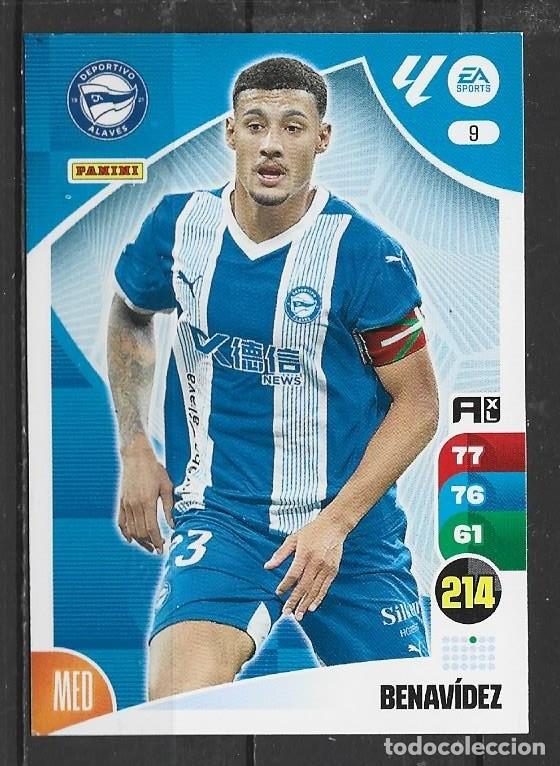 Football Stickers: Adrenalyn 24/25 - Benav&iacute;dez - N&ordm; 9 - Deportivo Alav&eacute;s