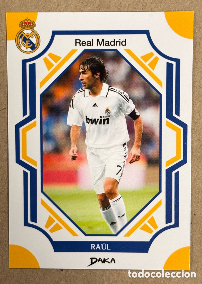 Cromos de F&uacute;tbol: RA&Uacute;L GONZ&Aacute;LEZ. CARTA DAKA TOP AUDIENCE REAL MADRID CF 2025/26.