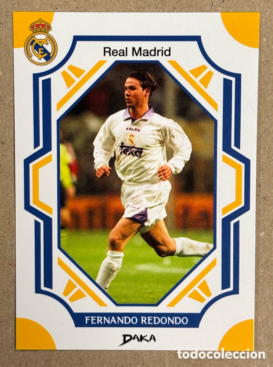 Cromos de F&uacute;tbol: FERNANDO REDONDO. CARTA DAKA TOP AUDIENCE REAL MADRID CF 2025/26