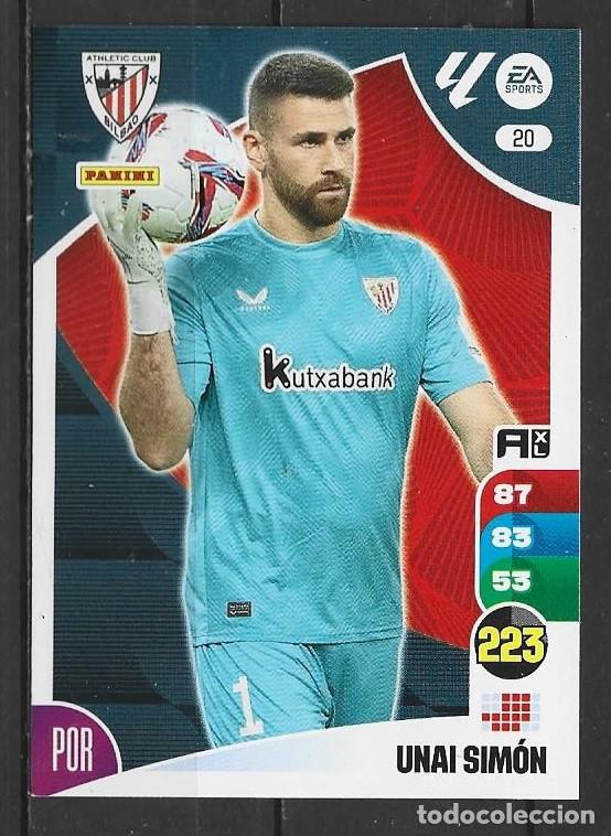 Cromos de F&uacute;tbol: Adrenalyn 24/25 - Unai Sim&oacute;n - N&ordm; 20 - Athletic Club