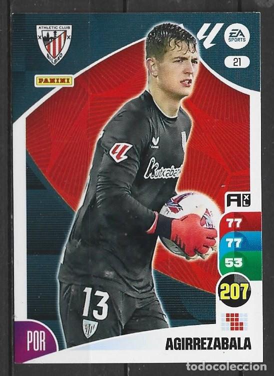 Cromos de F&uacute;tbol: Adrenalyn 24/25 - Agirrrezabala - N&ordm; 21 - Athletic Club