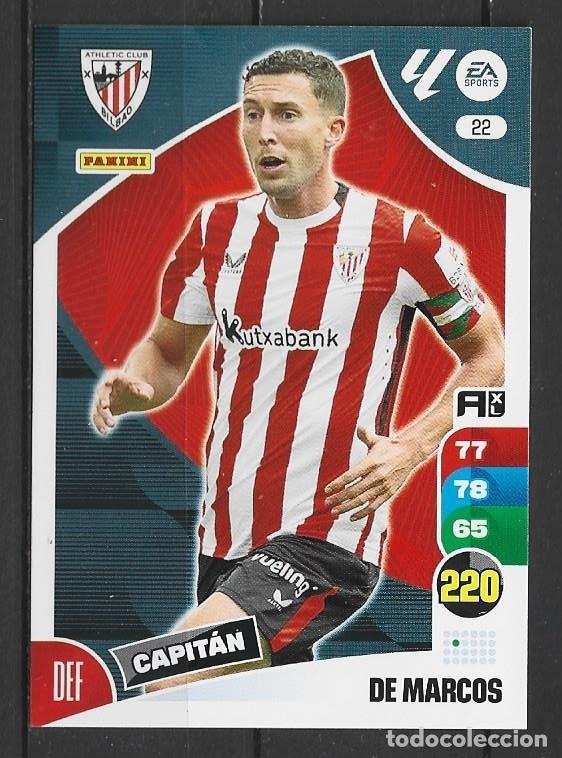 Cromos de F&uacute;tbol: Adrenalyn 24/25 - De Marcos - N&ordm; 22 - Athletic Club