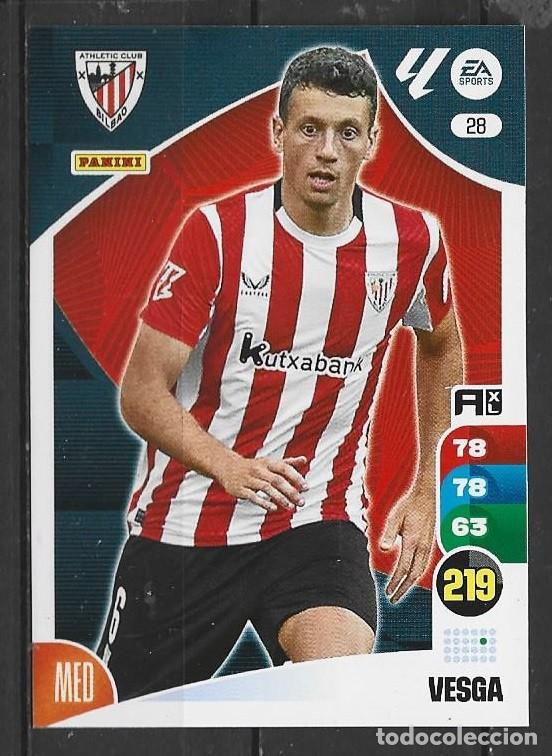 Cromos de F&uacute;tbol: Adrenalyn 24/25 - Vesga - N&ordm; 28 - Athletic Club