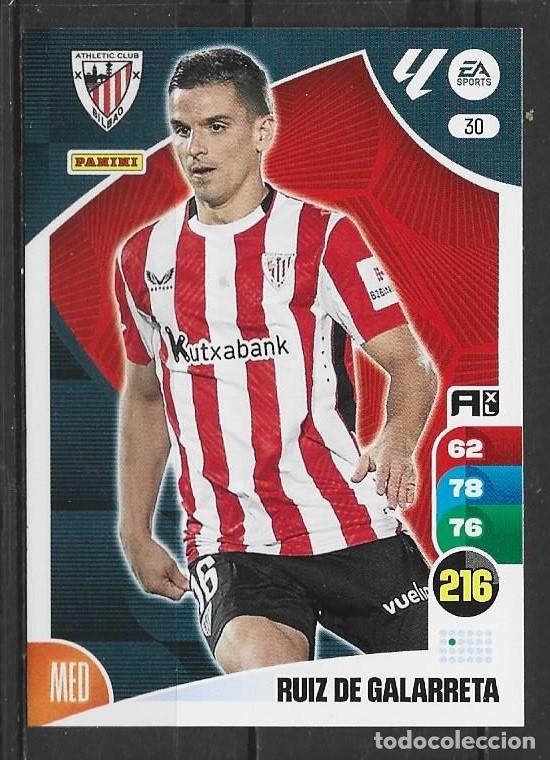 Cromos de F&uacute;tbol: Adrenalyn 24/25 - Ruiz de Galarreta - N&ordm; 30 - Athletic Club